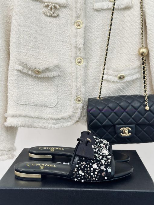 Chanel | Chanel 24P New ButterflyCrystal slippersBulling, sparkling, sweet and royal~Is the 4ndhiwfe - Image 2