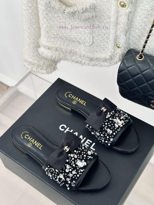 Chanel | Chanel 24P New ButterflyCrystal slippersBulling, sparkling, sweet and royal~Is the 4ndhiwfe - Image 4