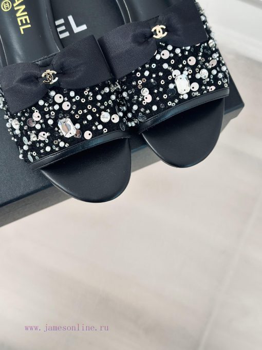 Chanel | Chanel 24P New ButterflyCrystal slippersBulling, sparkling, sweet and royal~Is the 4ndhiwfe - Image 8