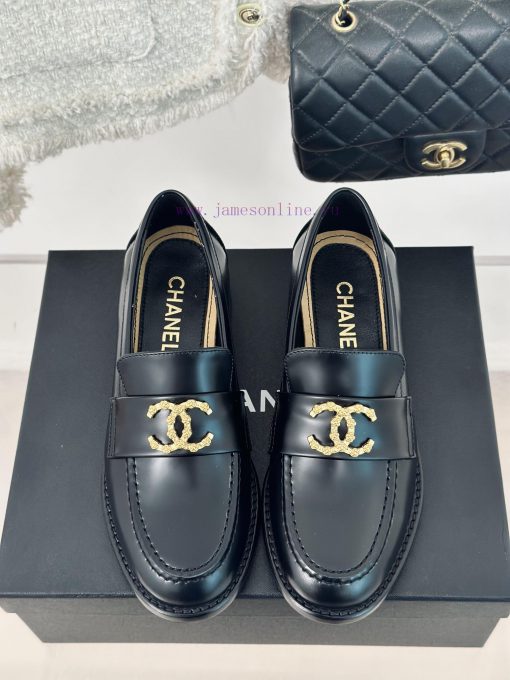 Chanel | Chanel 24P New ProductClassic Double C loafersThe shoe upper is made of imported cabyl8zidh - Image 5