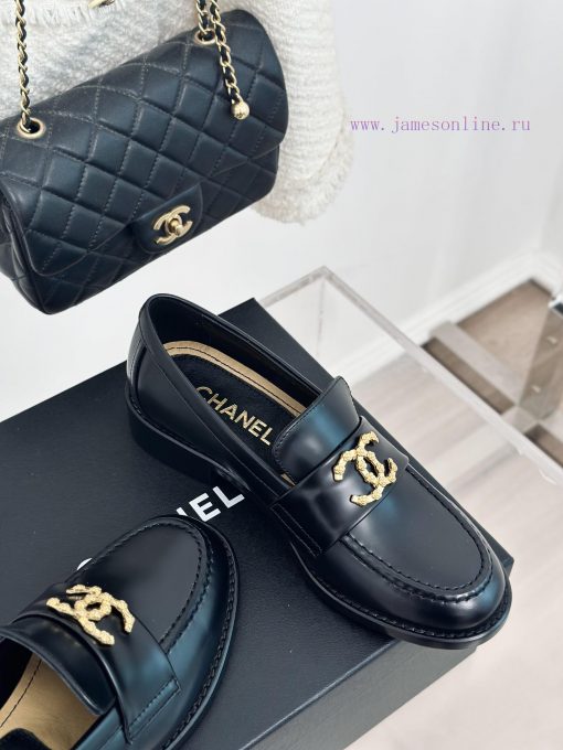 Chanel | Chanel 24P New ProductClassic Double C loafersThe shoe upper is made of imported cabyl8zidh - Image 6