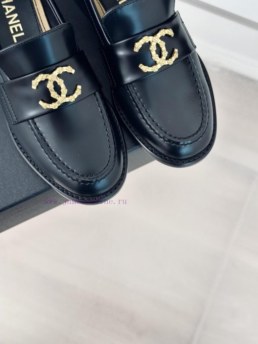 Chanel | Chanel 24P New ProductClassic Double C loafersThe shoe upper is made of imported cabyl8zidh - Image 8