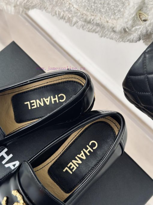 Chanel | Chanel 24P New ProductClassic Double C loafersThe shoe upper is made of imported cabyl8zidh - Image 9