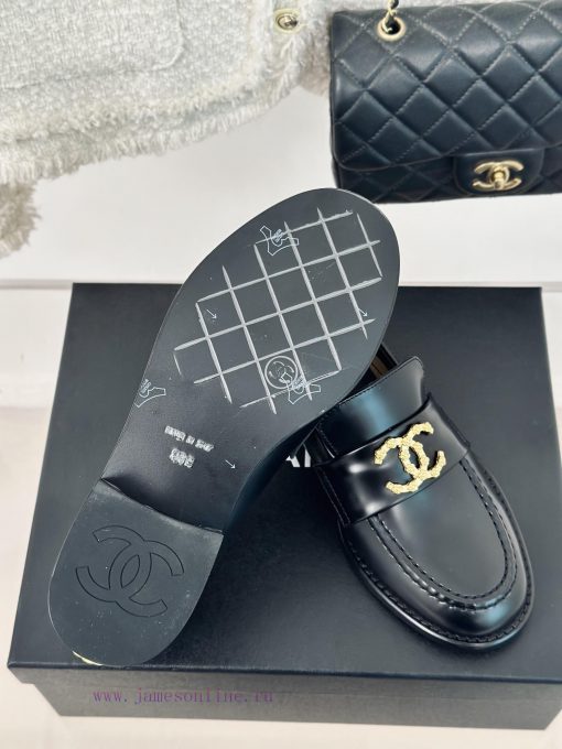 Chanel | Chanel 24P New ProductClassic Double C loafersThe shoe upper is made of imported cabyl8zidh - Image 10