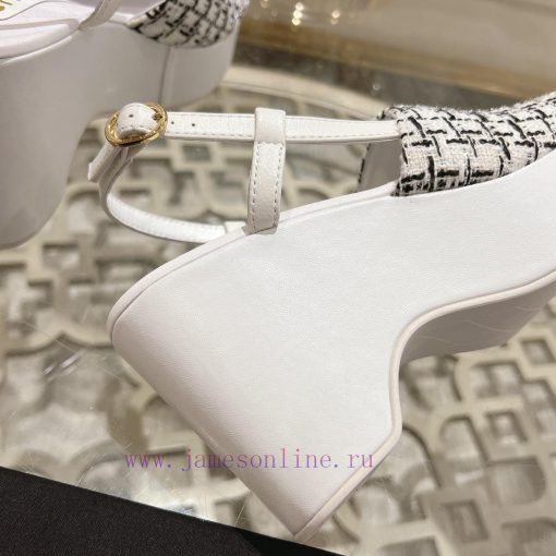 Chanel SS24 new arrival~Chanel classic wedge sandals with classic colors for spring and summnnxoc8wg - Image 10