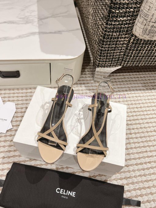 Celine 2024 new Kai cat sandals with heelsElegant and sophisticated, with slim feet that exun8vjyk6s