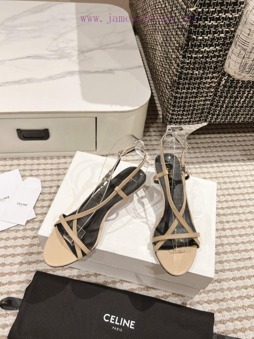 Celine 2024 new Kai cat sandals with heelsElegant and sophisticated, with slim feet that exun8vjyk6s - Image 4