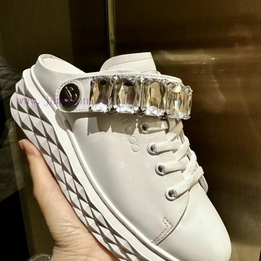 2024 new Jimmy Zhou JIMMY CHOO, released, original large sole casual white shoes, adopting tocgbokot - Image 6