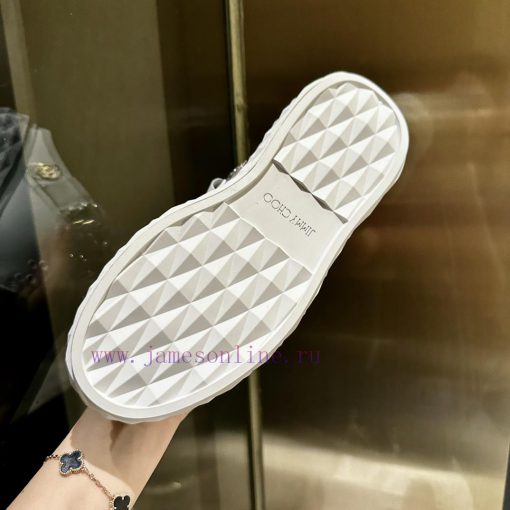 2024 new Jimmy Zhou JIMMY CHOO, released, original large sole casual white shoes, adopting tocgbokot - Image 7