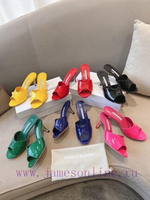 Manolo Blahni * new style, irresistible slippers that can be worn all year round, with a delko09a2dk - Image 2