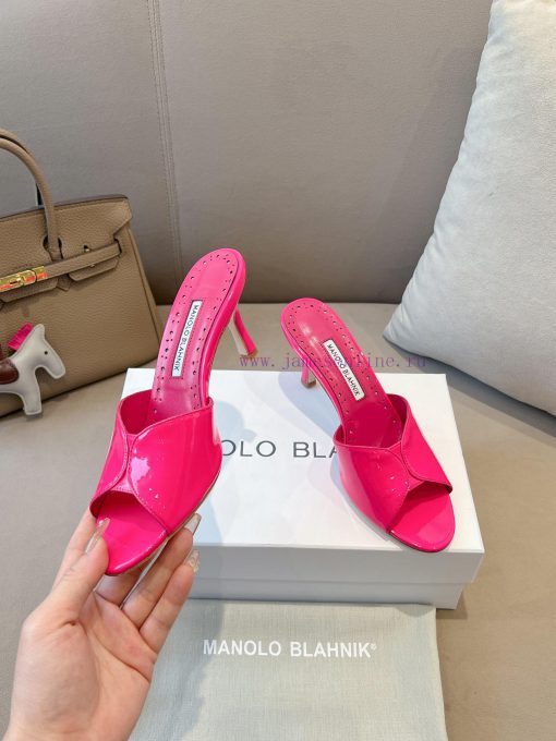 Manolo Blahni * new style, irresistible slippers that can be worn all year round, with a delko09a2dk - Image 5