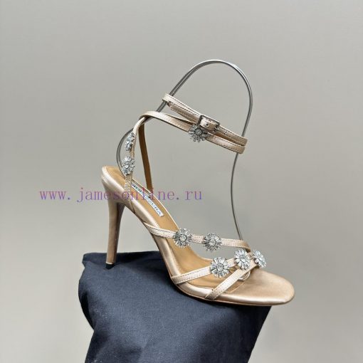 The mostAQUAZURA Big Pineapple Water Diamond Decorative High Heels2024 Summer Water Diamond pyb2xuo0 - Image 8