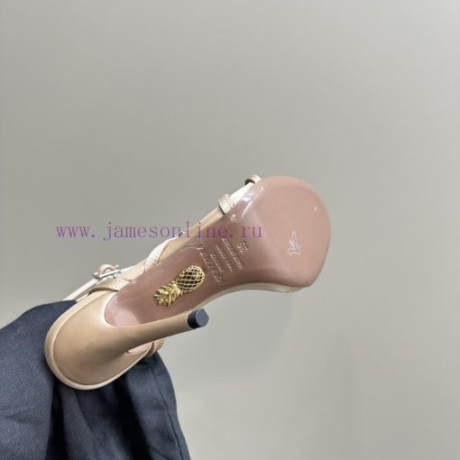 The mostAQUAZURA Big Pineapple Water Diamond Decorative High Heels2024 Summer Water Diamond pyb2xuo0 - Image 10