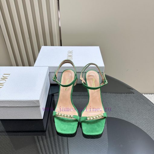 Dior/Dior 24S Spring/Summer New Product Pearl Strap High Heel SandalsThe fabric is imported r2dq8zya - Image 3