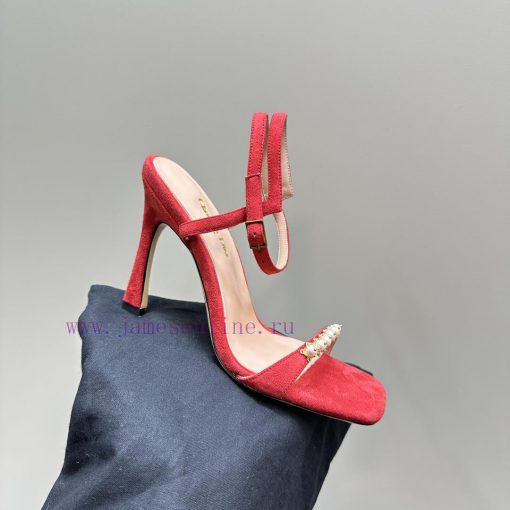 Dior/Dior 24S Spring/Summer New Product Pearl Strap High Heel SandalsThe fabric is imported yu5se9oa - Image 8