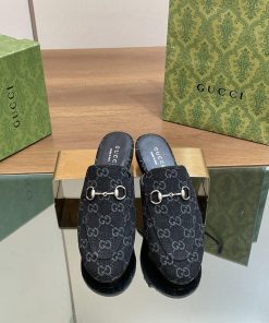 2024 Spring/Summer New Gucci Princeton Collection Le Fu Shoes, Half Cap Slippers, Top Qualitvgjuvvpq