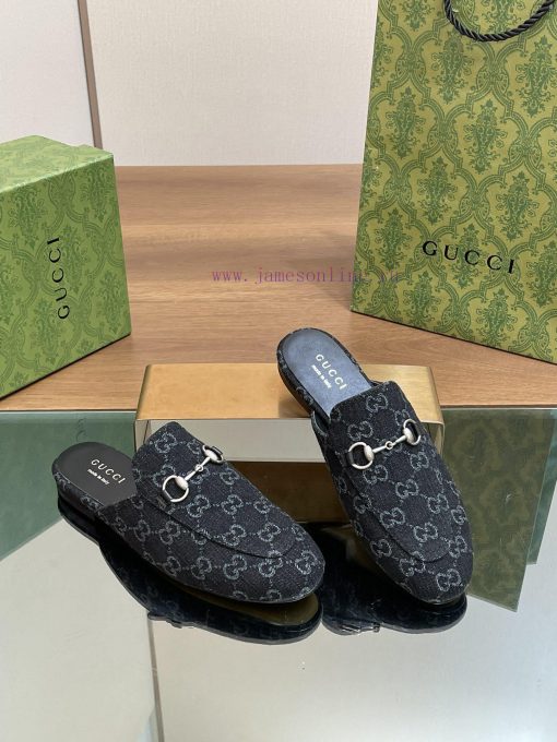 2024 Spring/Summer New Gucci Princeton Collection Le Fu Shoes, Half Cap Slippers, Top Qualitvgjuvvpq - Image 3
