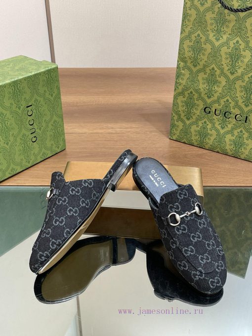 2024 Spring/Summer New Gucci Princeton Collection Le Fu Shoes, Half Cap Slippers, Top Qualitvgjuvvpq - Image 7