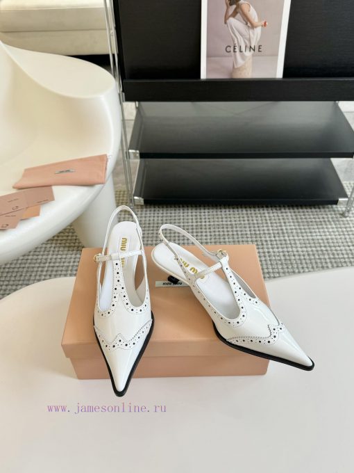 Miumiu 24 new shallow back empty sandalsComfortable and not monotonous, the material is softur1omgm5 - Image 3