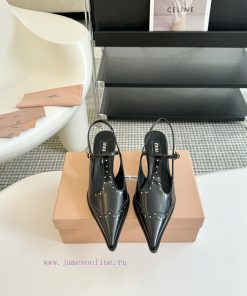 Miumiu 24 new shallow back empty sandalsComfortable and not monotonous, the material is softcx6qdrt5