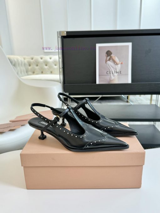 Miumiu 24 new shallow back empty sandalsComfortable and not monotonous, the material is softcx6qdrt5 - Image 5