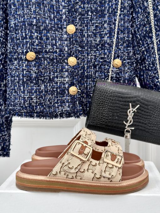 Celine | Celine 24ss Spring/Summer New ProductsLazy slippersGo materialThe fabric is made ofdfei4drq