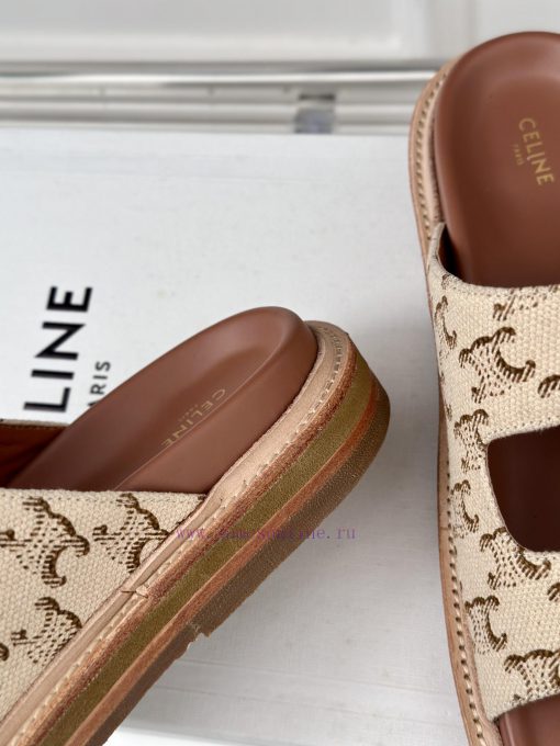 Celine | Celine 24ss Spring/Summer New ProductsLazy slippersGo materialThe fabric is made ofdfei4drq - Image 7