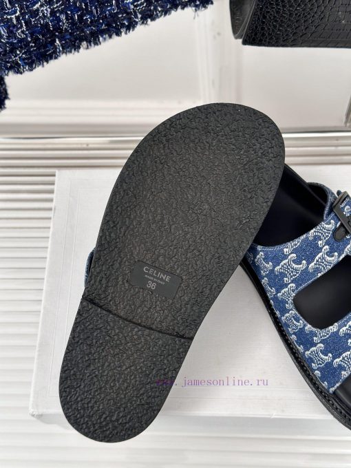 Celine | Celine 24ss Spring/Summer New ProductsLazy slippersGo materialThe fabric is made of2g6wthwv - Image 10