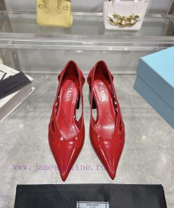PRADA 24 𝐬𝐬 Autumn/Winter Fashion Show Women's Shoes Pointed Coarse Heel Fashion Style◽ Custxuw4r18g