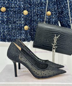 Jimmy Choo | Jimmy Zhou Classic LOVE Mesh Series High HeelsJC's shoes are well-known for thes0cpxtw9