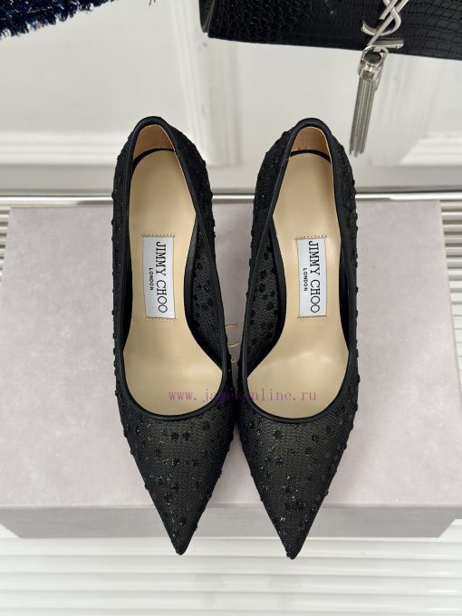 Jimmy Choo | Jimmy Zhou Classic LOVE Mesh Series High HeelsJC's shoes are well-known for thes0cpxtw9 - Image 5