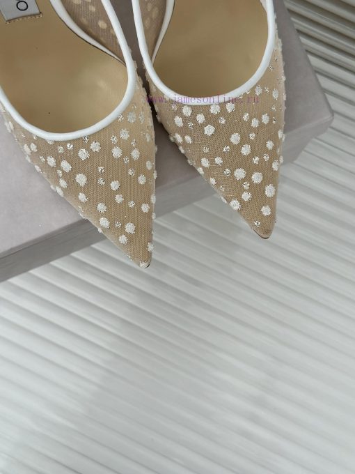 Jimmy Choo | Jimmy Zhou Classic LOVE Mesh Series High HeelsJC's shoes are well-known for thehkoq6hse - Image 8