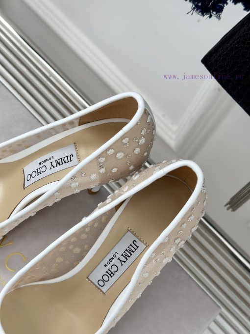 Jimmy Choo | Jimmy Zhou Classic LOVE Mesh Series High HeelsJC's shoes are well-known for thehkoq6hse - Image 9