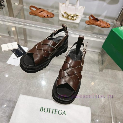 The original development of BottegaVeneta Bottega lovers' knitting thick soled sandals, the jzm7fas1 - Image 6