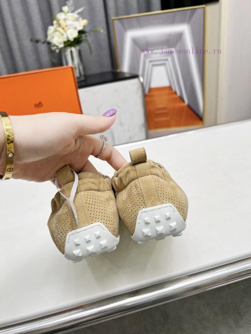 Top tierHermes 2024 Spring/Summer Fashion Show In Series German Training Shoes Hot New Releaokxdlxae - Image 5