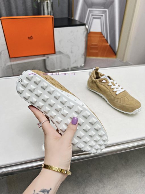 Top tierHermes 2024 Spring/Summer Fashion Show In Series German Training Shoes Hot New Releaokxdlxae - Image 9