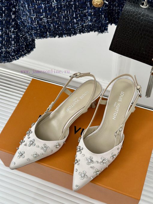 L * V Donkey 24S popular model with rhinestones and empty spaceSandal seriesThe shoe upper if623r964 - Image 3