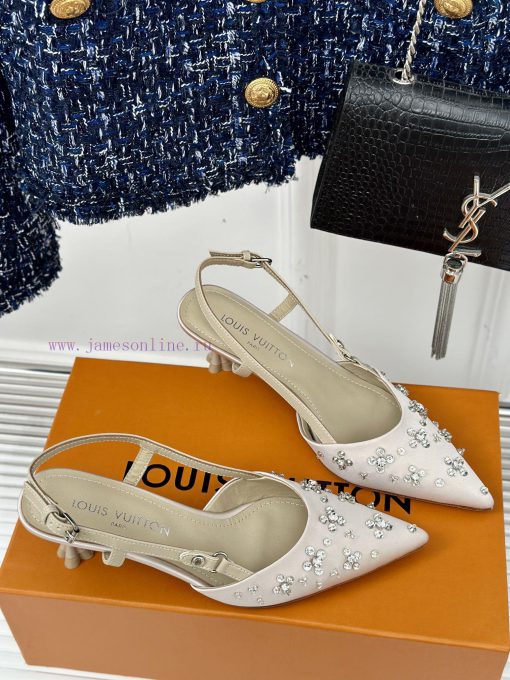 L * V Donkey 24S popular model with rhinestones and empty spaceSandal seriesThe shoe upper if623r964 - Image 4