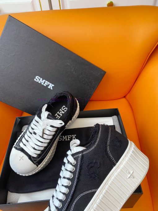 SMFK China-Chic Tide 24ss, the latest popular cross flower big head thick soled derby shoes,n54hkjy4 - Image 8