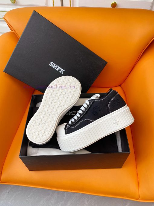SMFK China-Chic Tide 24ss, the latest popular cross flower big head thick soled derby shoes,n54hkjy4 - Image 9