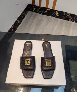 Out, Balmain 2024 Spring/Summer Fashion Flat SlippersBrand Balmain 𝘽𝙖𝙡𝙢𝙖𝙞𝙣 by French fashionms9dfnzp