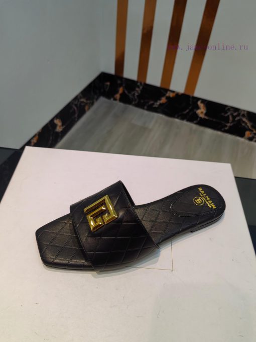Out, Balmain 2024 Spring/Summer Fashion Flat SlippersBrand Balmain 𝘽𝙖𝙡𝙢𝙖𝙞𝙣 by French fashionms9dfnzp - Image 10