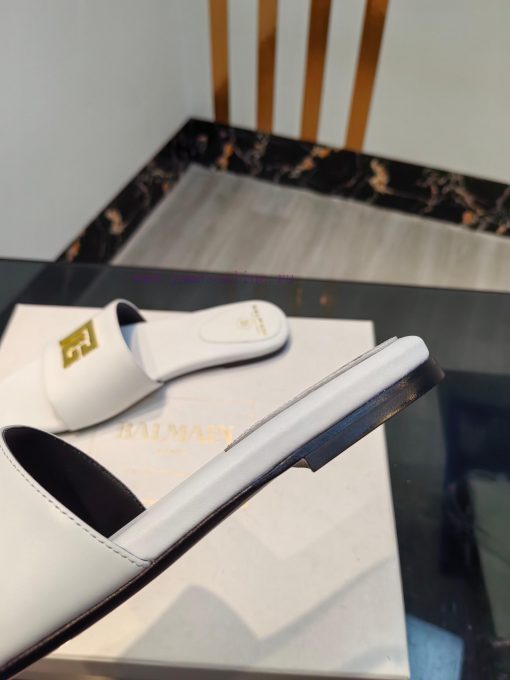 Out, Balmain 2024 Spring/Summer Fashion Flat SlippersBrand Balmain 𝘽𝙖𝙡𝙢𝙖𝙞𝙣 by French fashiona5m5d1iw - Image 6
