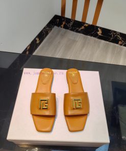 Out, Balmain 2024 Spring/Summer Fashion Flat SlippersBrand Balmain 𝘽𝙖𝙡𝙢𝙖𝙞𝙣 by French fashionf70of3t2