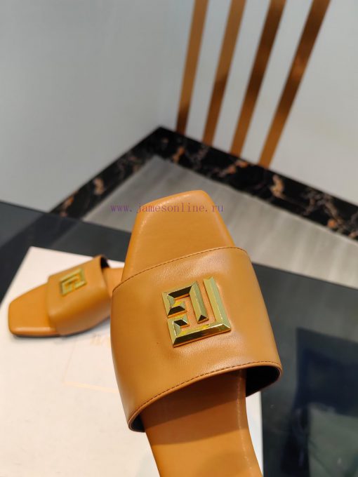 Out, Balmain 2024 Spring/Summer Fashion Flat SlippersBrand Balmain 𝘽𝙖𝙡𝙢𝙖𝙞𝙣 by French fashionf70of3t2 - Image 5