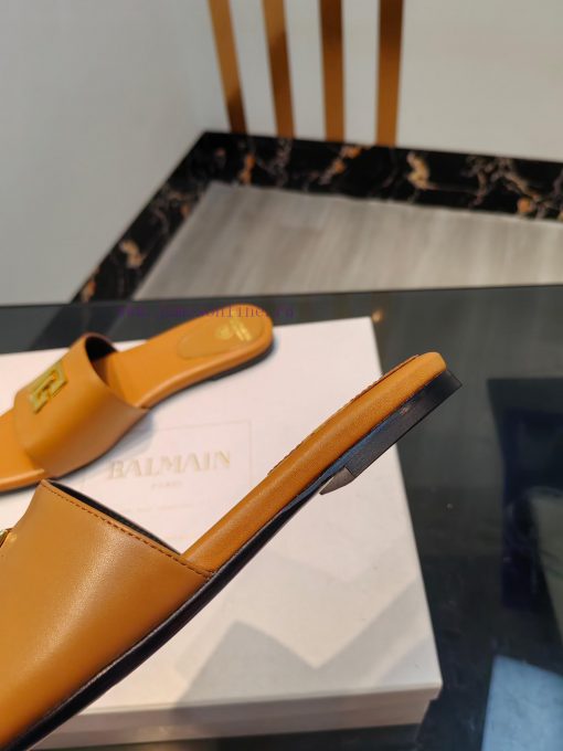 Out, Balmain 2024 Spring/Summer Fashion Flat SlippersBrand Balmain 𝘽𝙖𝙡𝙢𝙖𝙞𝙣 by French fashionf70of3t2 - Image 6