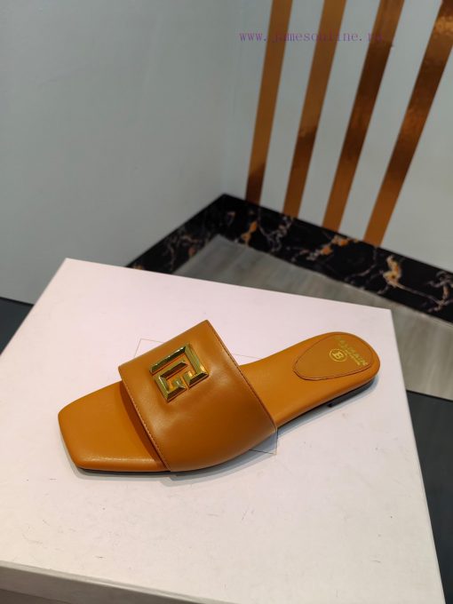 Out, Balmain 2024 Spring/Summer Fashion Flat SlippersBrand Balmain 𝘽𝙖𝙡𝙢𝙖𝙞𝙣 by French fashionf70of3t2 - Image 10