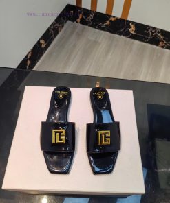 Out, Balmain 2024 Spring/Summer Fashion Flat SlippersBrand Balmain 𝘽𝙖𝙡𝙢𝙖𝙞𝙣 by French fashionfwqx7eg3