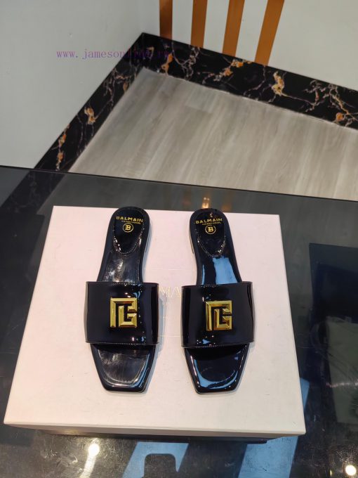Out, Balmain 2024 Spring/Summer Fashion Flat SlippersBrand Balmain 𝘽𝙖𝙡𝙢𝙖𝙞𝙣 by French fashionfwqx7eg3