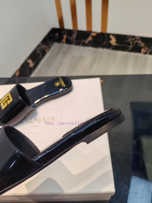 Out, Balmain 2024 Spring/Summer Fashion Flat SlippersBrand Balmain 𝘽𝙖𝙡𝙢𝙖𝙞𝙣 by French fashionfwqx7eg3 - Image 6